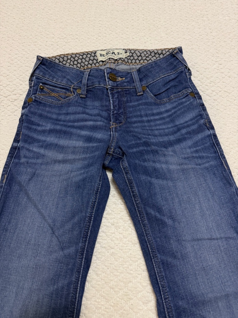 Ariat REAL Leila Perfect Rise Blue Bootcut Denim Jeans Irvine Women’s Size 28 S - Picture 4 of 11